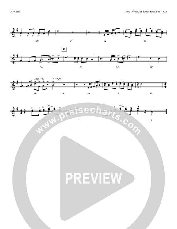 Love Divine All Loves Excelling French Horn (Todd Billingsley)