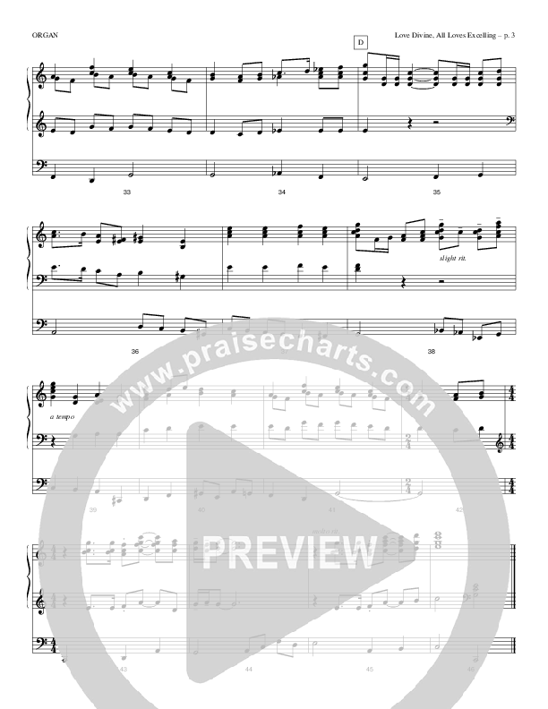 Love Divine All Loves Excelling Organ (Todd Billingsley)