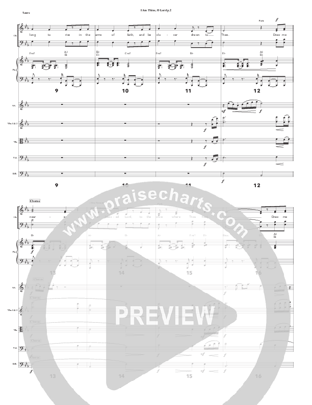 I Am Thine O Lord Orchestration (Chris Emert)