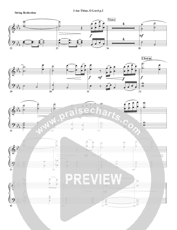 I Am Thine O Lord Synth Strings (Chris Emert)