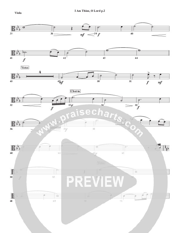 I Am Thine O Lord Viola (Chris Emert)