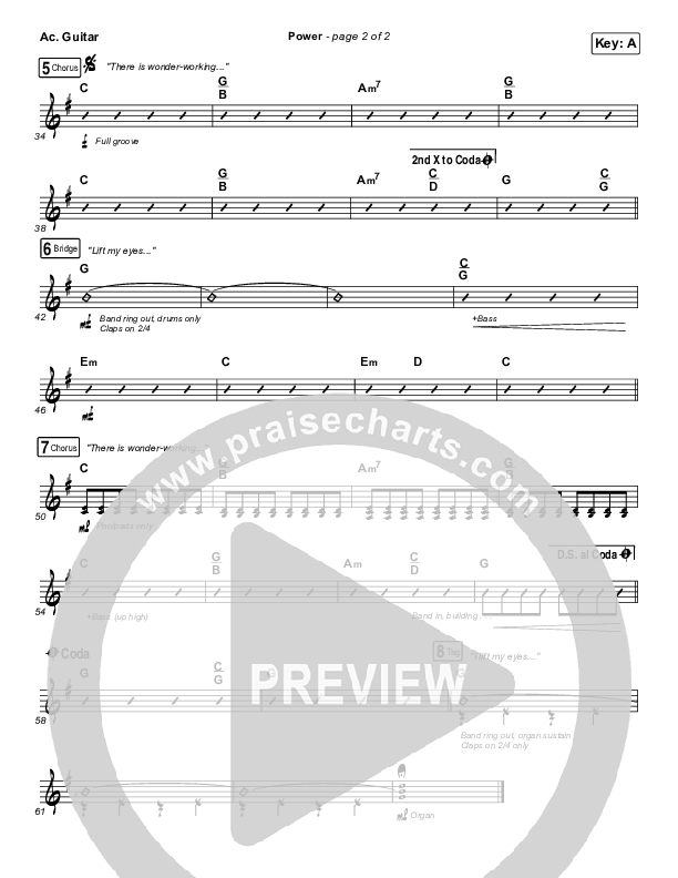 Power Acoustic Guitar (Chris Tomlin / Bear Rinehart)