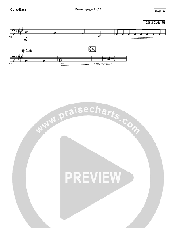 Power Cello/Bass (Chris Tomlin / Bear Rinehart)