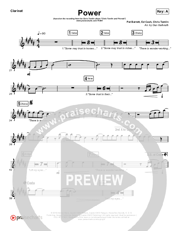 Power Clarinet (Chris Tomlin / Bear Rinehart)