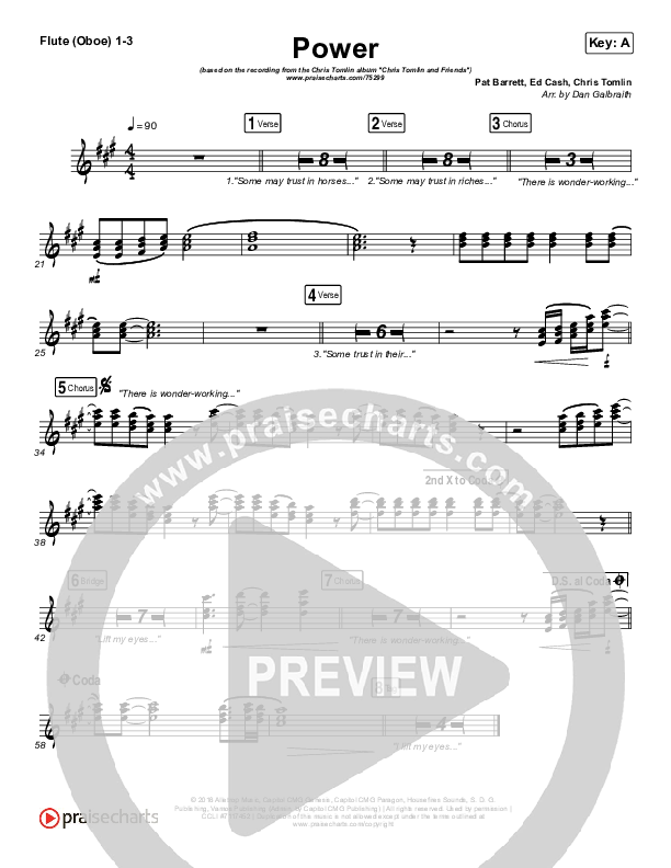 Power Flute/Oboe 1/2/3 (Chris Tomlin / Bear Rinehart)