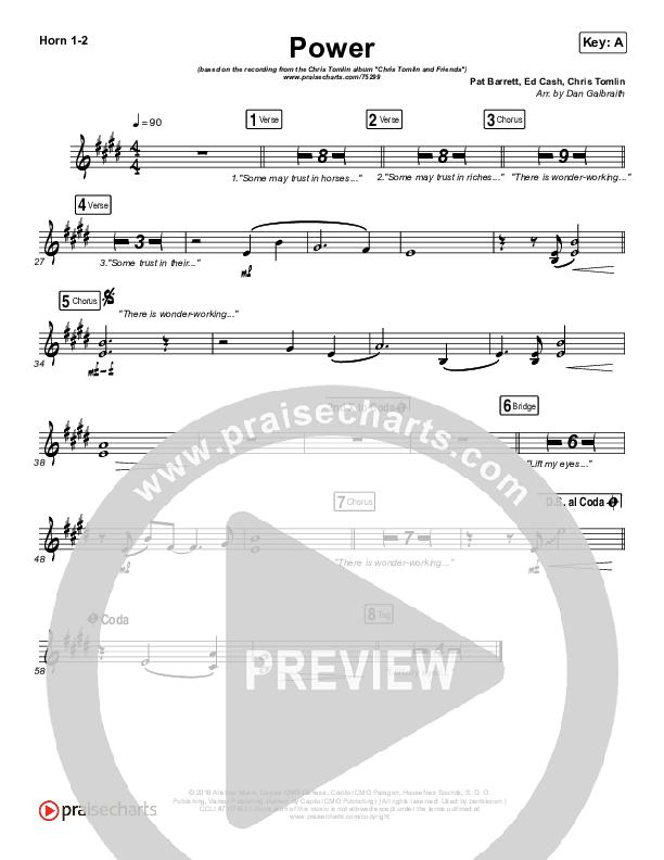 Power French Horn 1/2 (Chris Tomlin / Bear Rinehart)