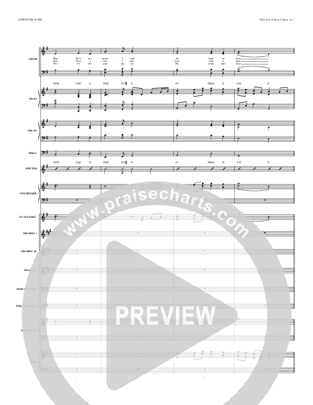 More Love To Thee O Christ Orchestration (Todd Billingsley)