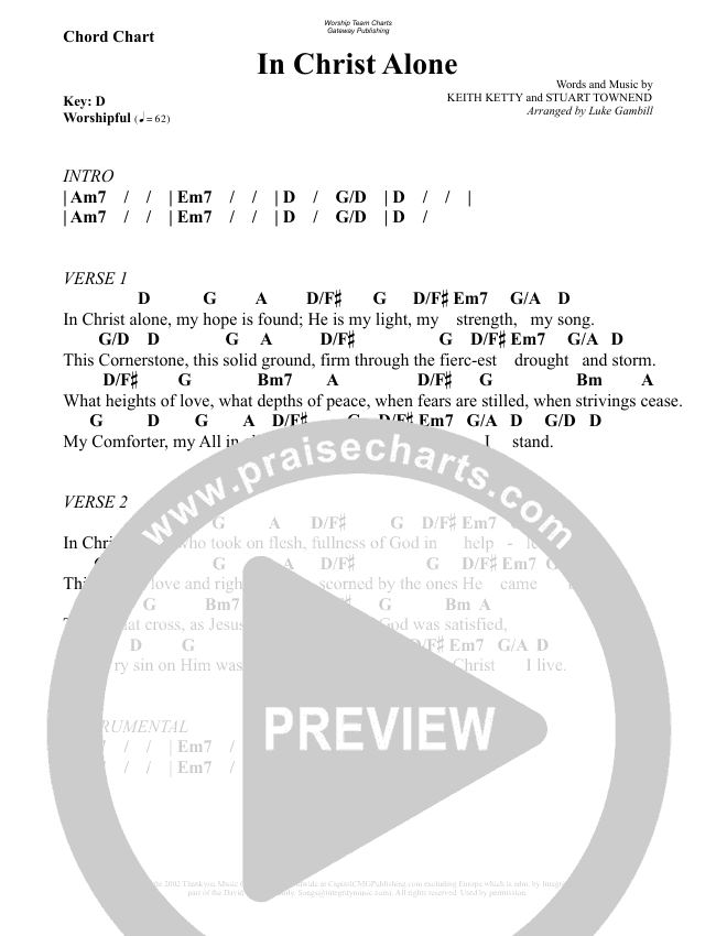 in christ alone piano chords and lyrics in christ alone piano chords and lyrics