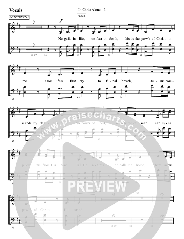 In Christ Alone Choir Sheet (SATB) (WorshipTeam.tv)