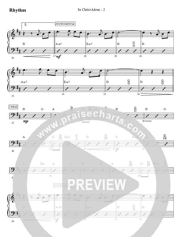 In Christ Alone Rhythm Chart (WorshipTeam.tv)