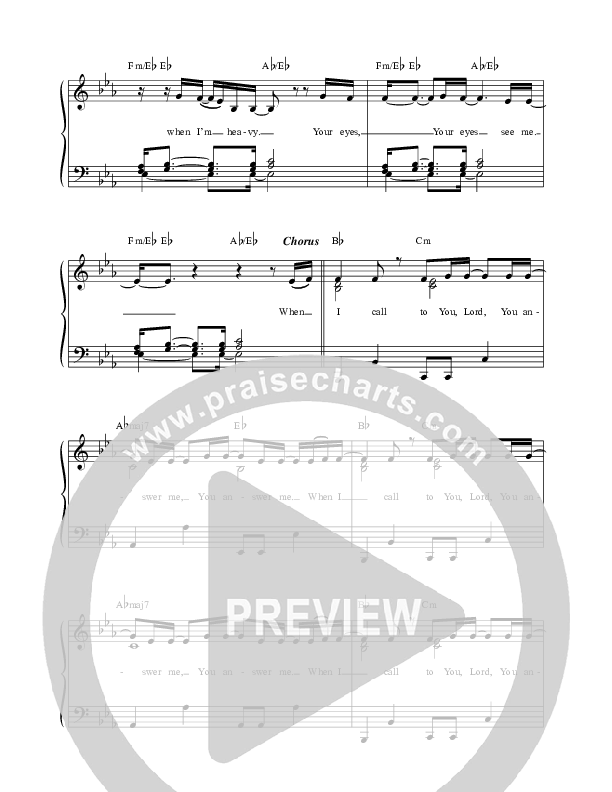 Your Eyes See Me Lead Sheet (Mission House / Jess Ray / Taylor Leonhardt)