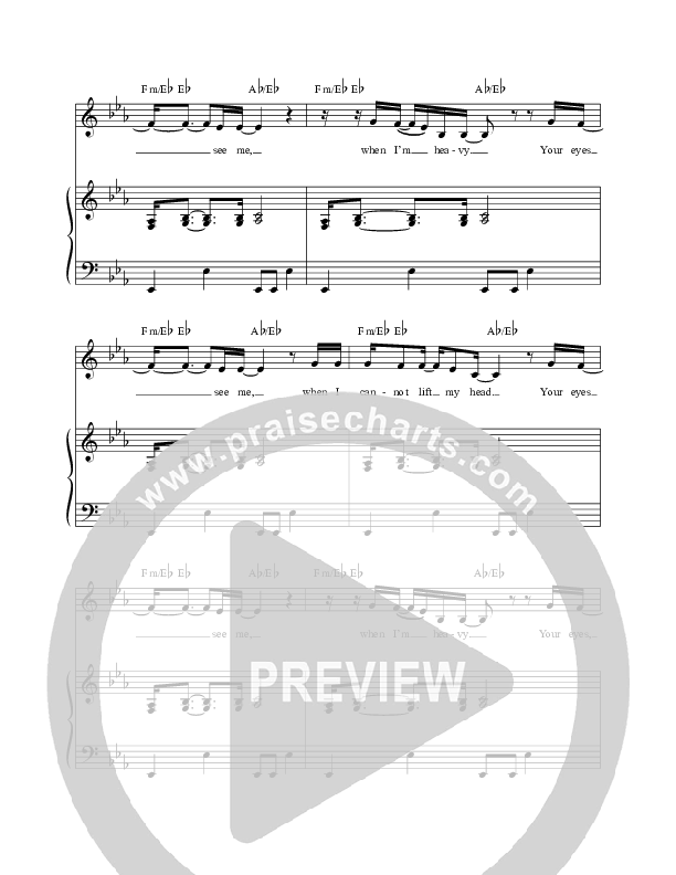 Your Eyes See Me Lead & Piano (Mission House / Jess Ray / Taylor Leonhardt)