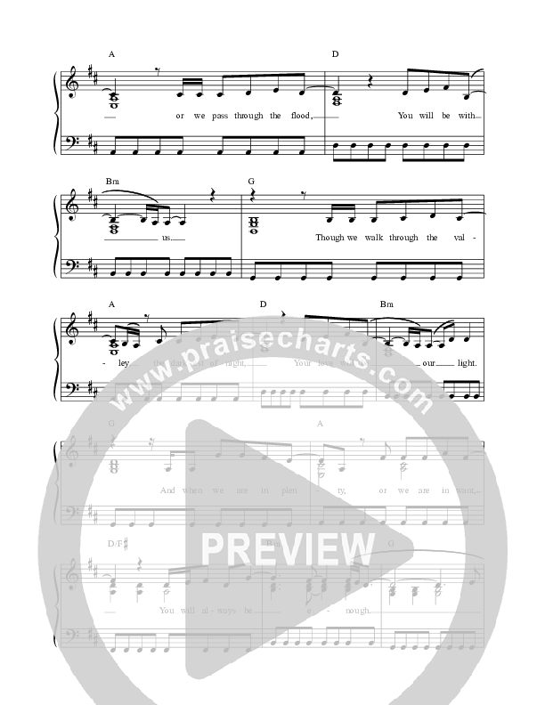 Never See The End Lead Sheet (Mission House / Jess Ray / Taylor Leonhardt)