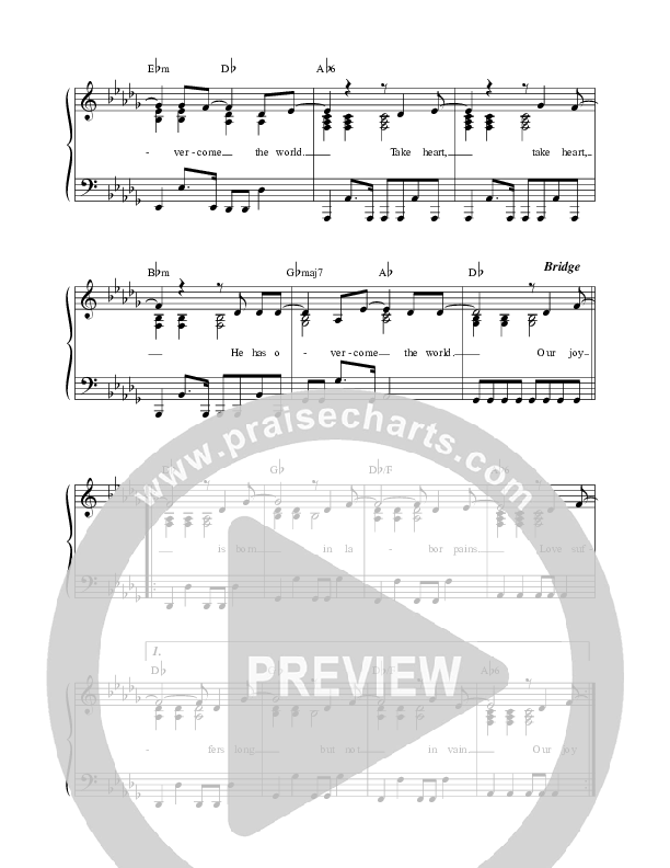 Take Heart Lead Sheet (Mission House / Jess Ray / Taylor Leonhardt)