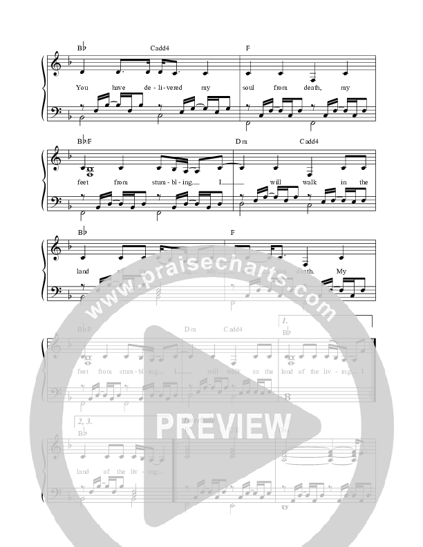 Psalm 116 Lead Sheet (Mission House / Jess Ray / Taylor Leonhardt)