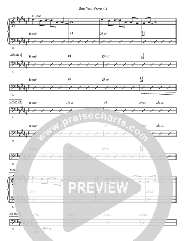 See You Move Rhythm Chart (Gateway Worship)