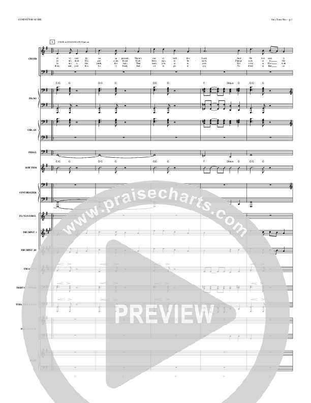 Only Trust Him Conductor's Score (Todd Billingsley)