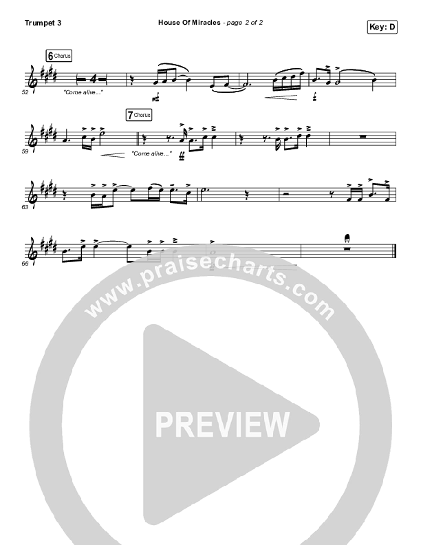 House Of Miracles Trumpet 3 (Brandon Lake)