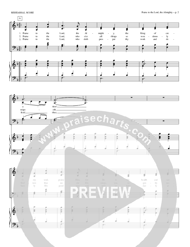 Praise To The Lord The Almighty Orchestration (Todd Billingsley)