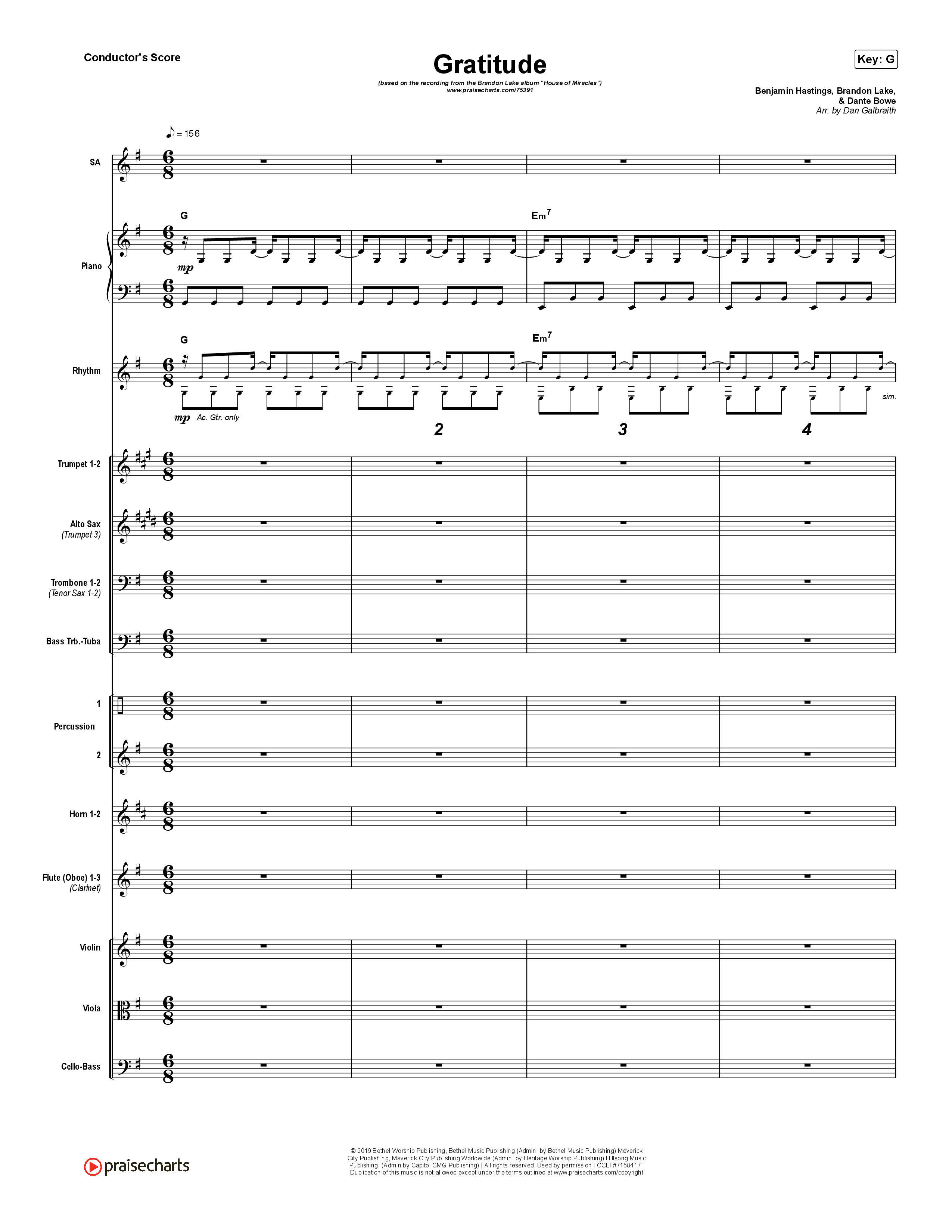 Gratitude Orchestration (Brandon Lake)
