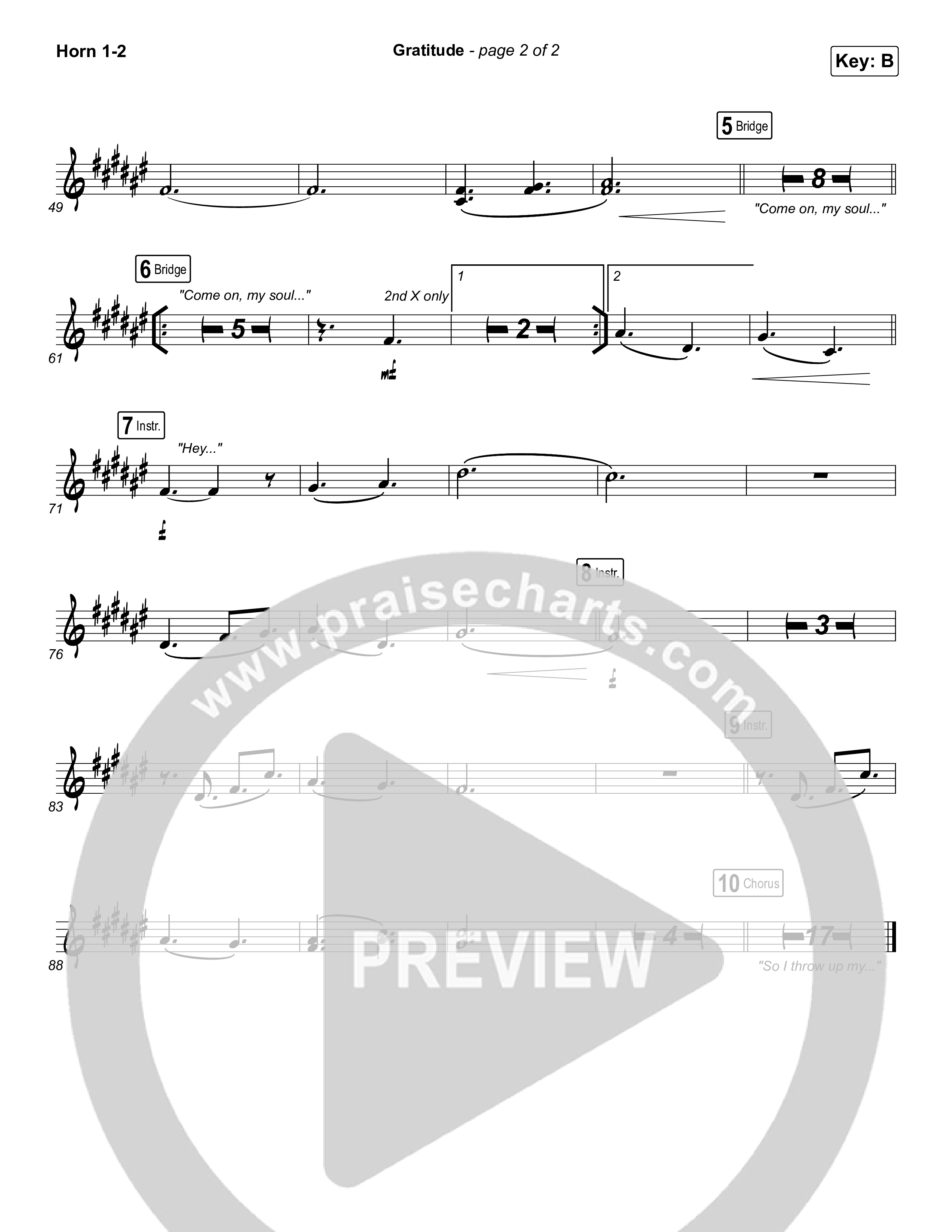 Gratitude Brass Pack (Brandon Lake)