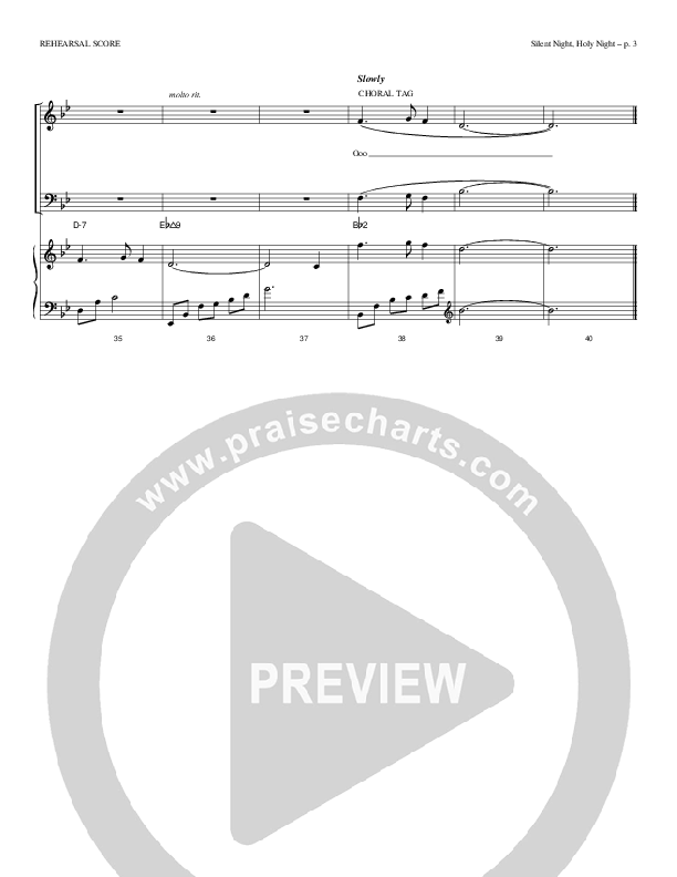 Silent Night Holy Night Piano/Vocal (SATB) (Todd Billingsley)