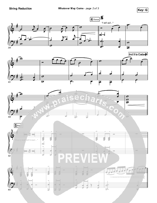 Whatever May Come String Pack (Jeremy Camp / Adrienne Camp)