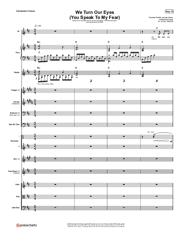 We Turn Our Eyes Orchestration (Jeremy Camp / Adrienne Camp)