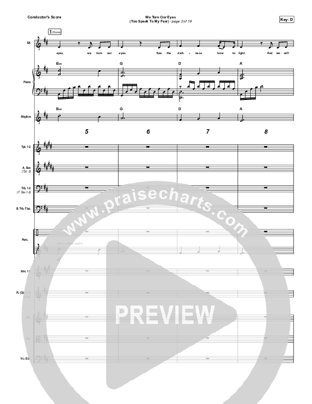 We Turn Our Eyes Orchestration (Jeremy Camp / Adrienne Camp)