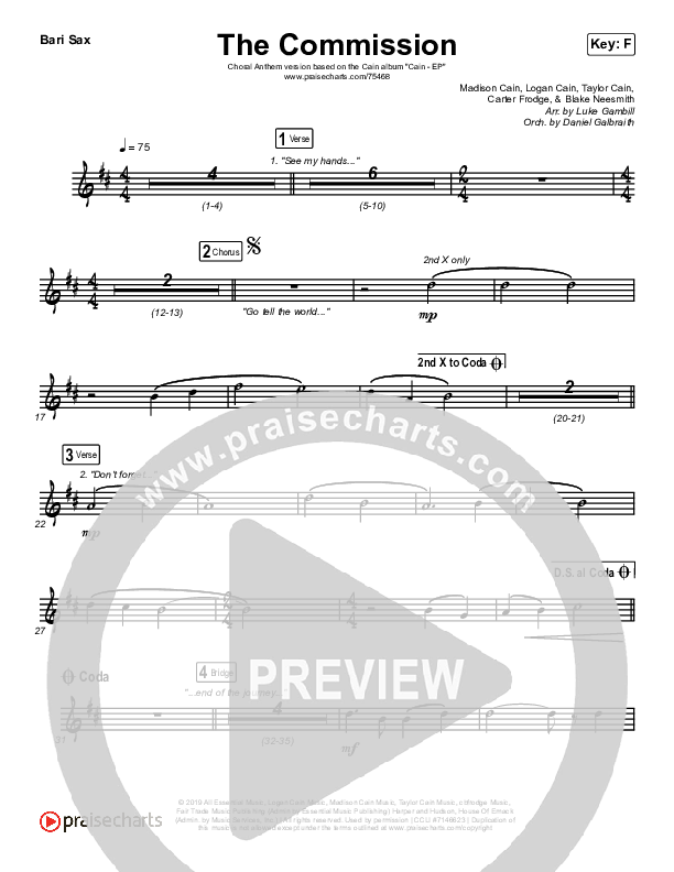 The Commission Bari Sax (CAIN)