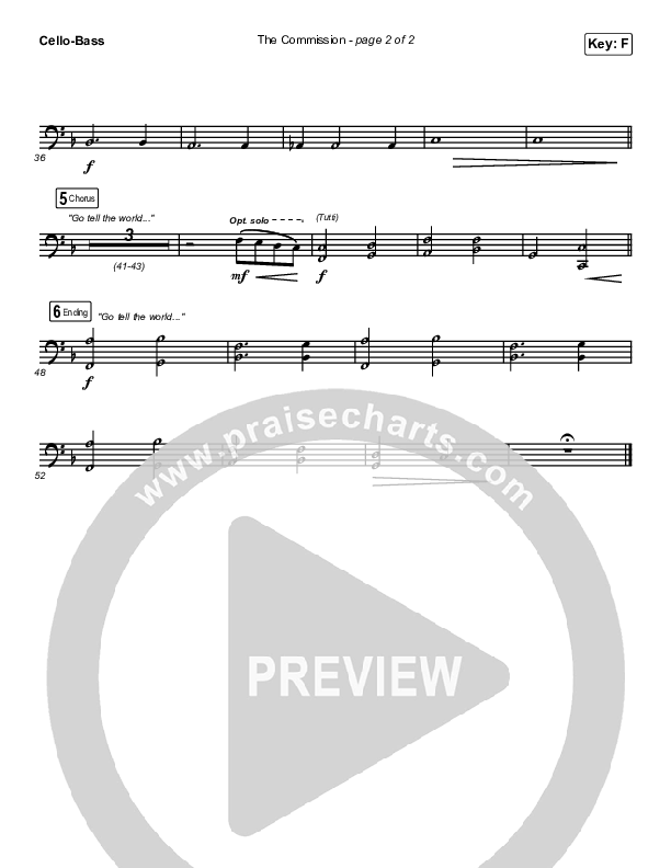 The Commission Cello/Bass (CAIN)