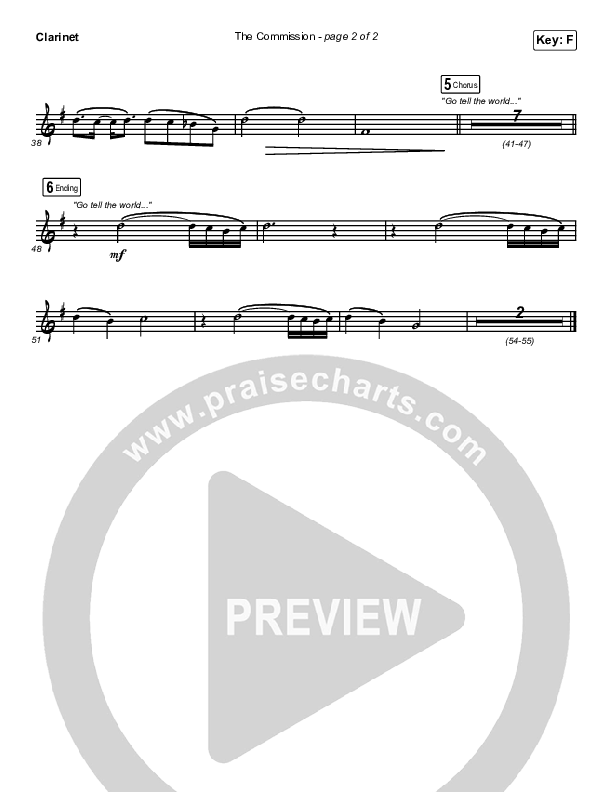 The Commission Clarinet 1,2 (CAIN)