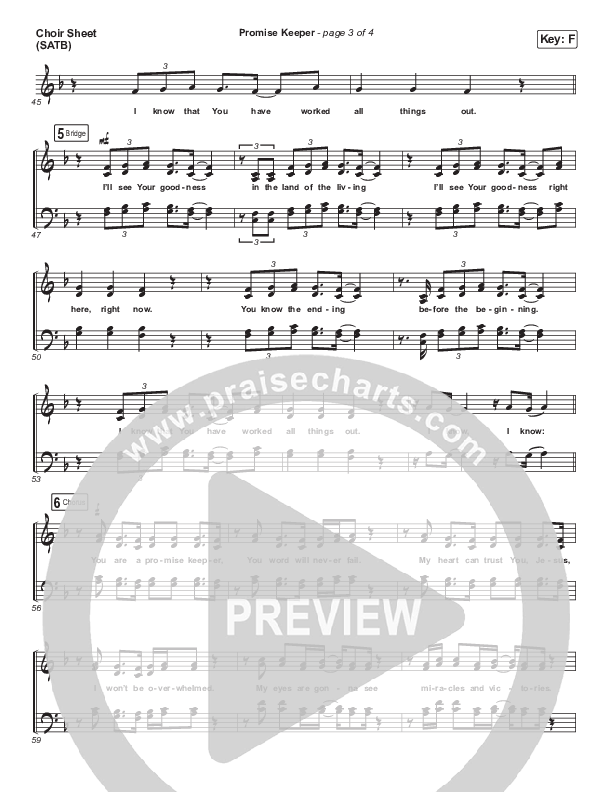 Promise Keeper Choir Vocals (SATB) (Hope Darst)