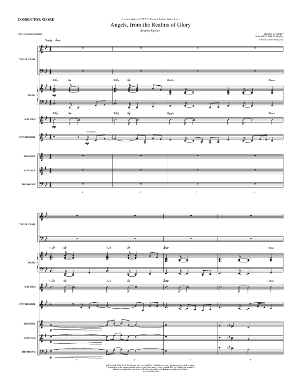 Angels From The Realms Of Glory Orchestration (Todd Billingsley)