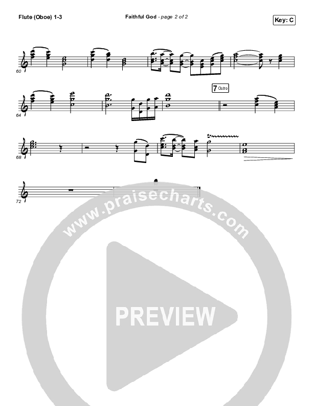 Faithful God Flute/Oboe 1/2/3 (I Am They)