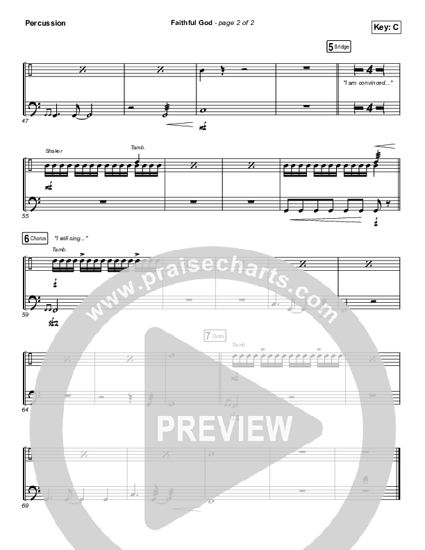 Faithful God Percussion (I Am They)