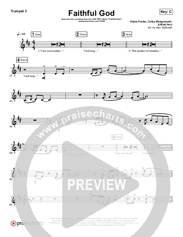 Faithful God Trumpet 3 (I Am They)