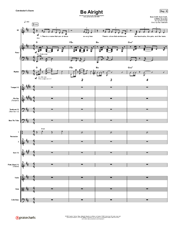 Be Alright Orchestration (Evan Craft / Danny Gokey)