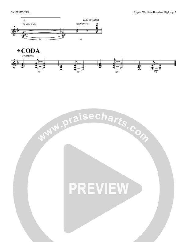 Angels We Have Heard on High Synth Strings (Todd Billingsley)