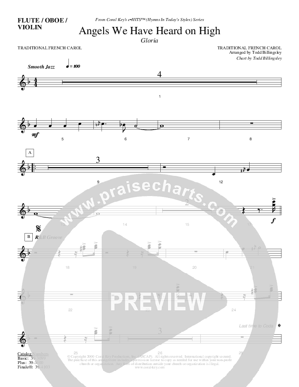 Angels We Have Heard on High Violins (Todd Billingsley)