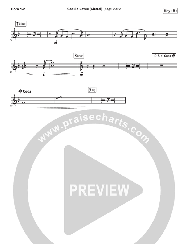 God So Loved (Choral Anthem SATB) Brass Pack (We The Kingdom / Arr. Luke Gambill)