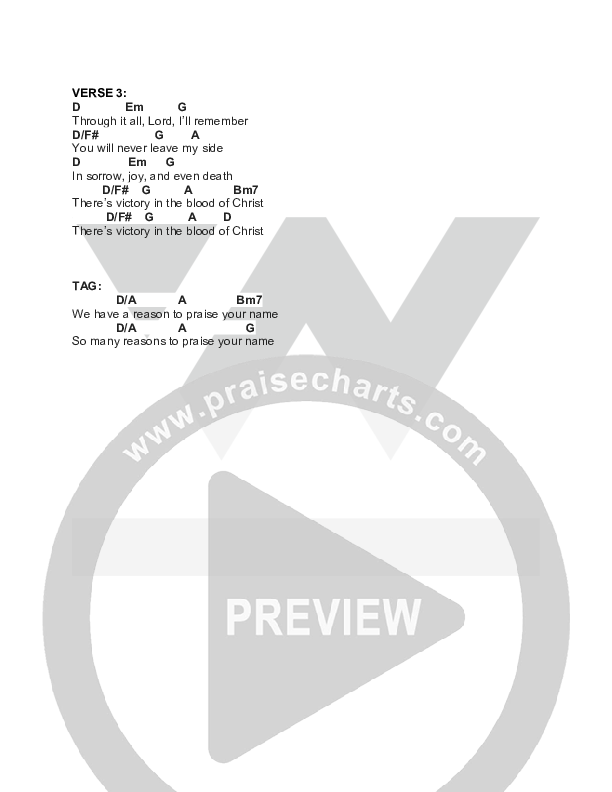 Find A Reason (Joyful Joyful) Chord Chart (North Point Worship)