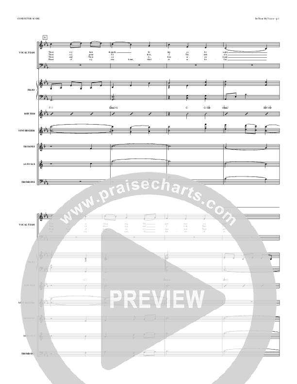 Be Thou My Vision Conductor's Score (Todd Billingsley)