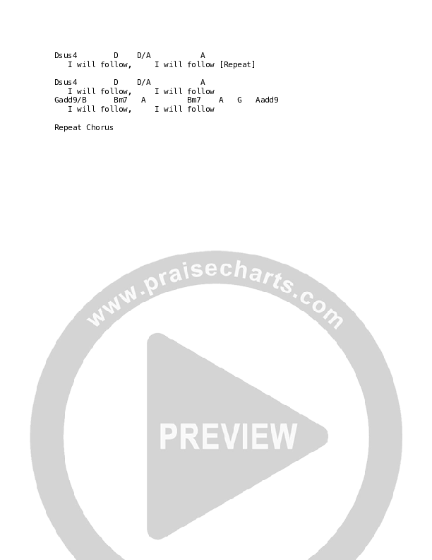 My Soul Follows (Live) Chord Chart (REVERE / Mark Barlow / DOE / Lee University Singers)