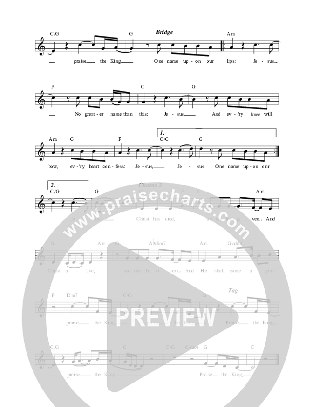 Upon Him (Live) Lead Sheet (REVERE / Thrive Worship / Lee University Singers)