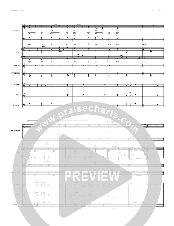 Blest Be The Tie Conductor's Score (Todd Billingsley)