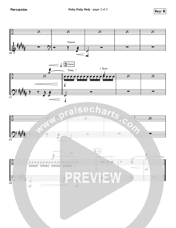 Holy Holy Holy (Live) Percussion (Hillsong UNITED)