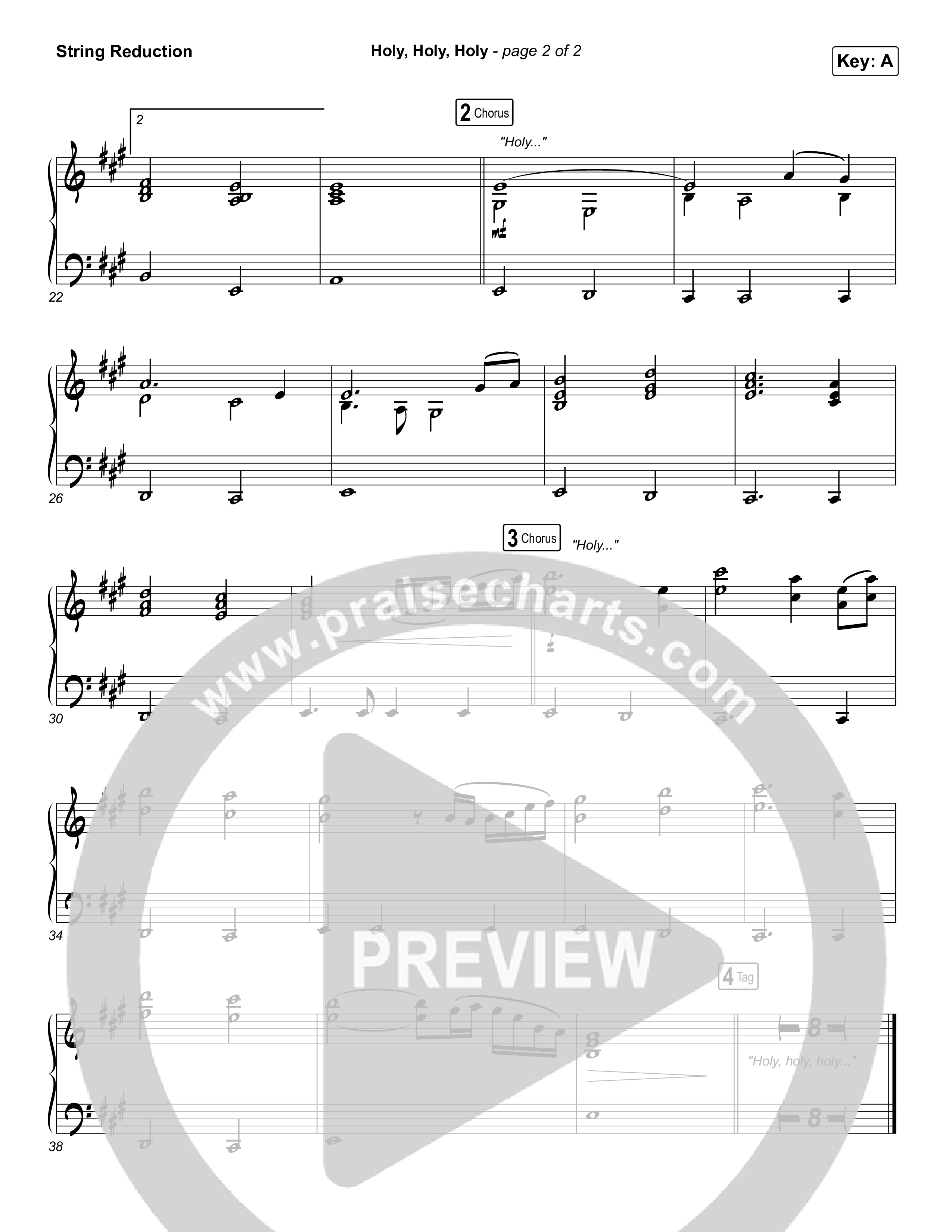 Holy Holy Holy (Live) String Reduction (Hillsong UNITED)