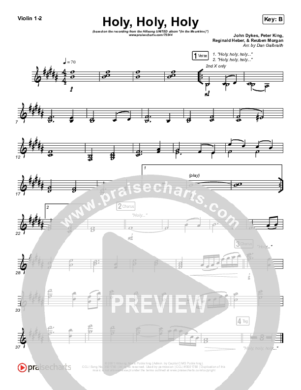 Holy Holy Holy (Live) String Pack (Hillsong UNITED)