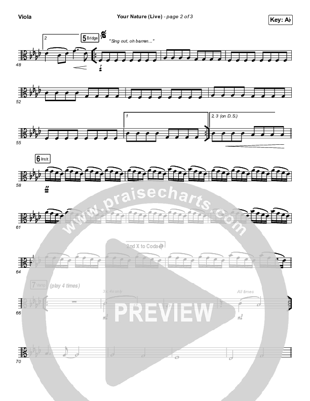 Your Nature (Live) Viola (Kari Jobe)